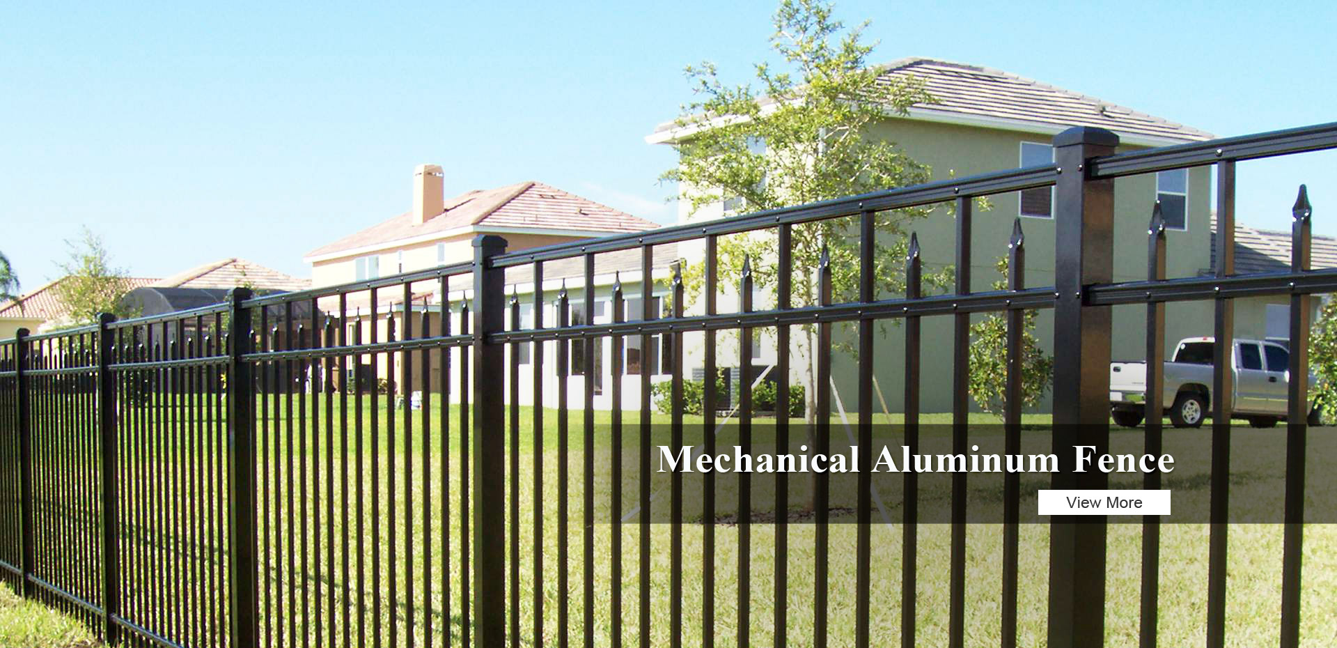 Mechanical Aluminum Fence