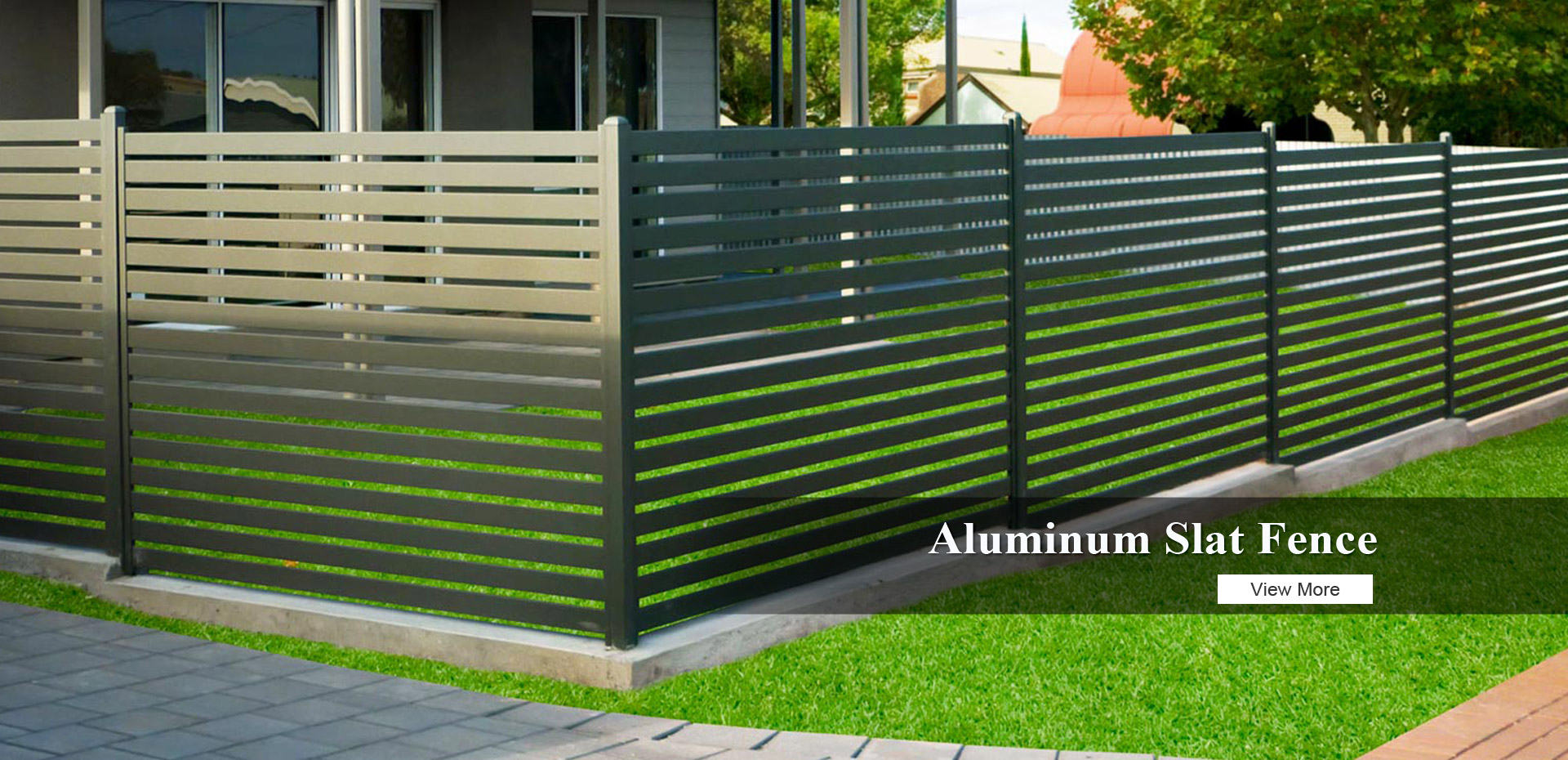 Aluminum Slat Fence