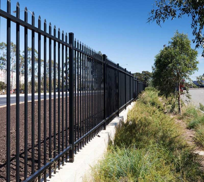 Ornamental Galvanized Steel Fence